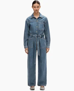 Jumpsuits^Selected Femme Jumpsuit Marley Ls Mid Blue Denim Jumpsui Jeans