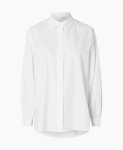 T-Shirts & Tops^Selected Femme Longsleeve Helen Ls Shirt D2 Wit