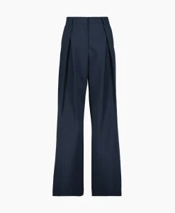 Broeken^Selected Femme Pantalon Blake Hw Pant Ex Donker Blauw
