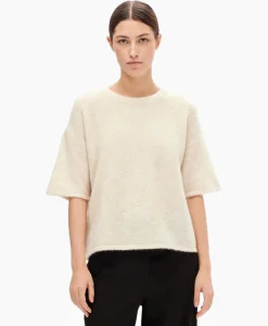Truien^Selected Femme Pullover Maline-Liliana 2/4 Knit O-Neck N Beige