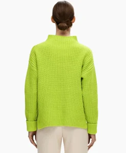 Truien^Selected Femme Pullover Selma Ls Knit Noos Groen