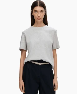 T-Shirts & Tops^Selected Femme T-Shirt Essential Ssboxy Tee Noos Licht Grijs