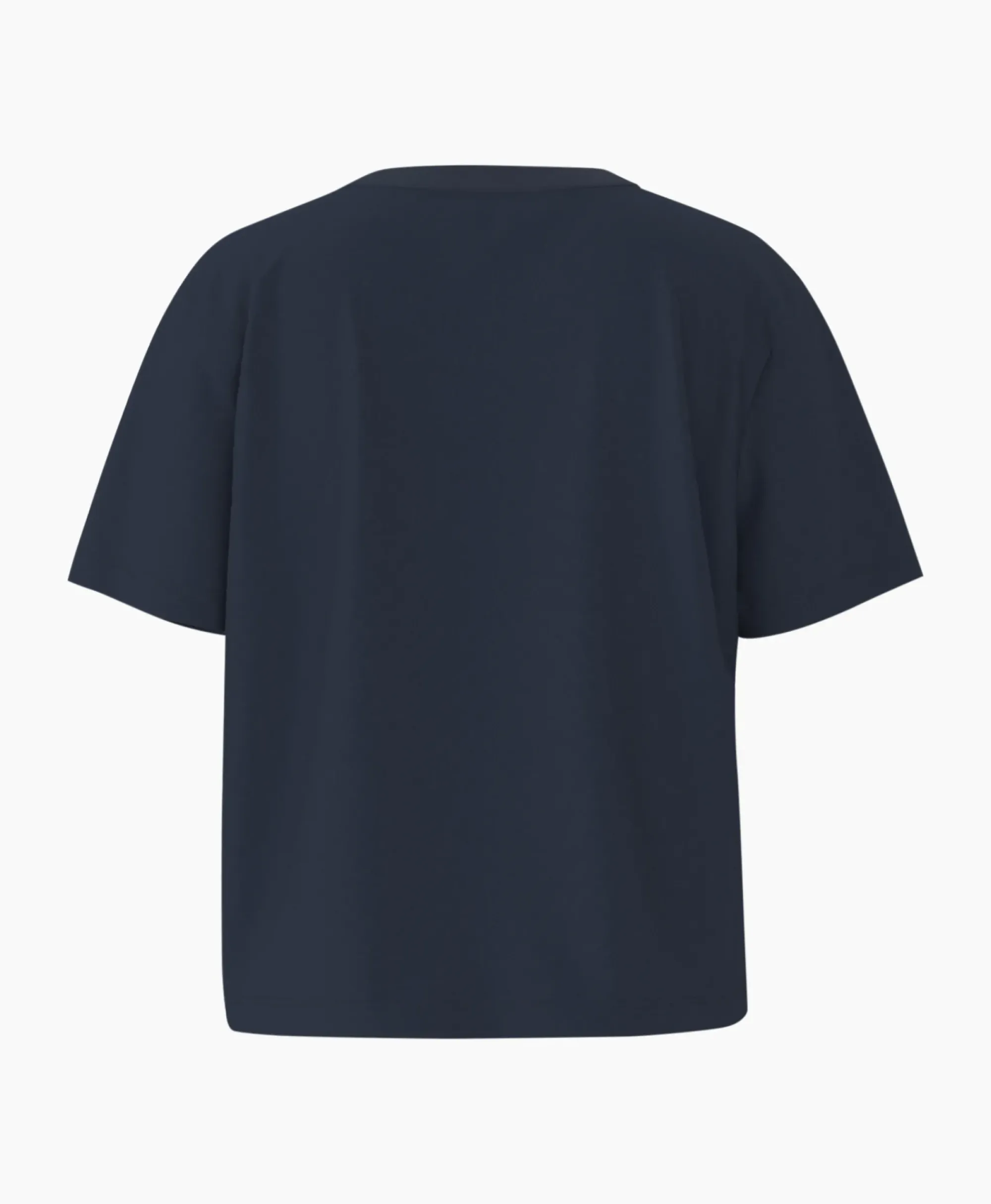 T-Shirts & Tops^Selected Femme T-Shirt Essential Ssboxy Tee Noos Donker Blauw