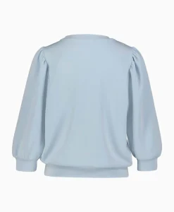 Truien^Selected Femme Sweater Tenny 3/4 Sweat Top Noos Blauw