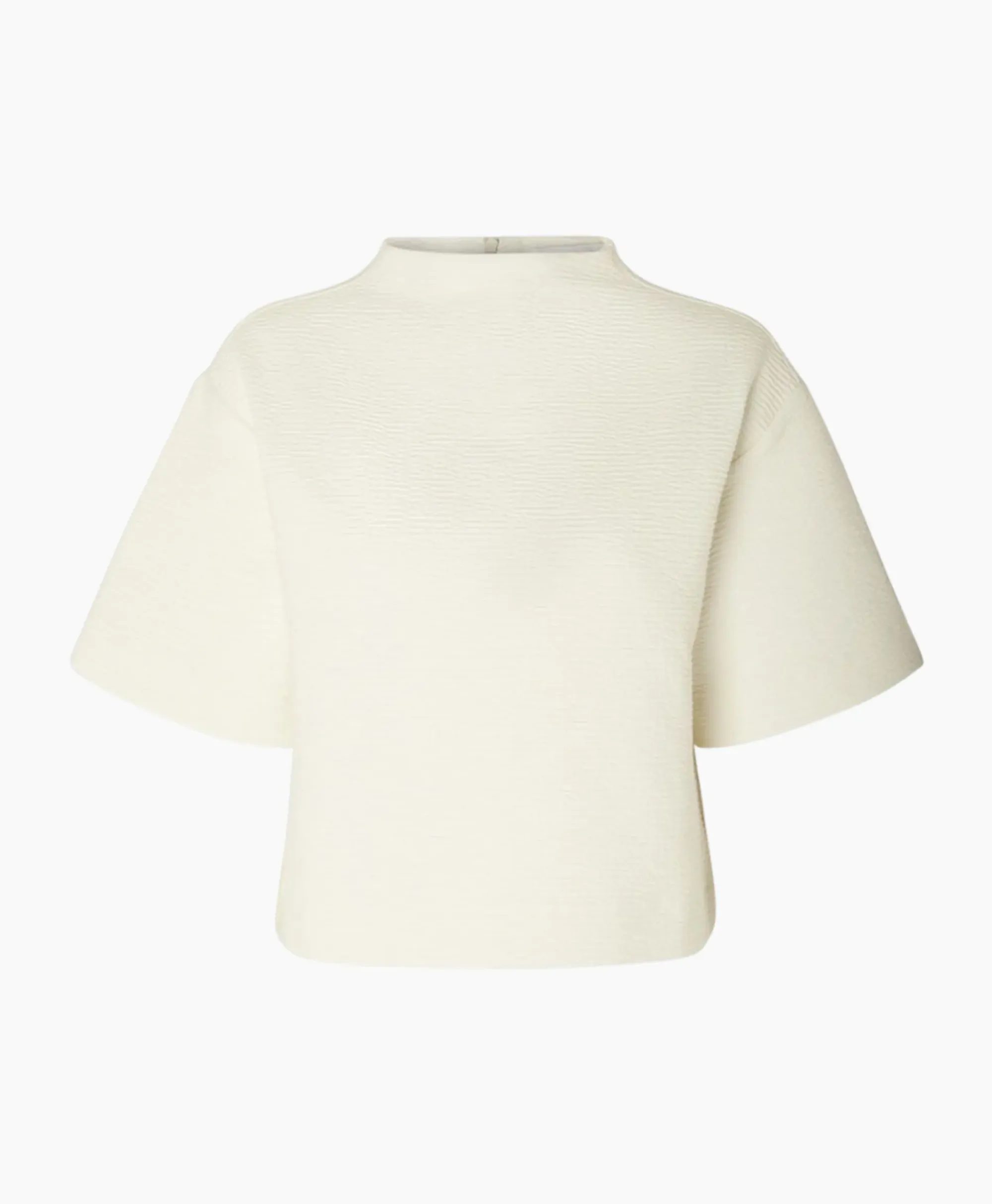 T-Shirts & Tops^Selected Femme T-Shirt Korte Mouw Frankie 2/4 T-Neck Wit