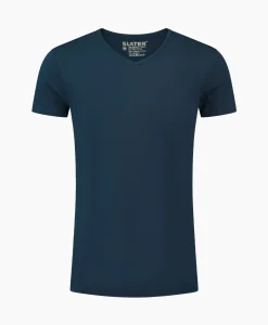 T-Shirts^Slater T-Shirt 6610 Donker Blauw