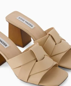 Sandalen^Steve Madden Sandaal Met Hak Amsterdam Beige
