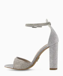 Sandalen^Steve Madden Sandaal Met Hak Capsule-R Zilver
