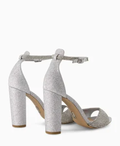 Sandalen^Steve Madden Sandaal Met Hak Capsule-R Zilver