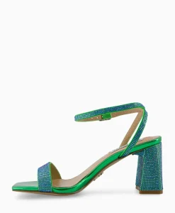 Sandalen^Steve Madden Sandaal Met Hak Luxe-R Blauw