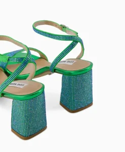 Sandalen^Steve Madden Sandaal Met Hak Luxe-R Blauw