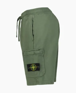 Broeken^Stone Island Korte Broek 64651 Donker Groen