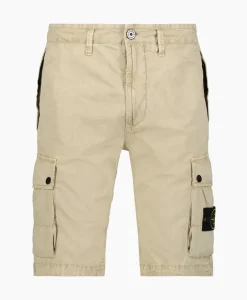 Broeken^Stone Island Korte Broek L11Wa Beige