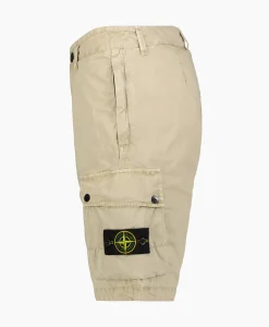 Broeken^Stone Island Korte Broek L11Wa Beige