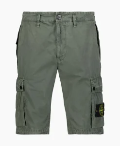 Broeken^Stone Island Korte Broek L11Wa Bruin