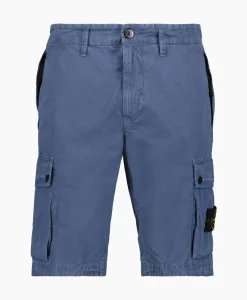 Broeken^Stone Island Korte Broek L11Wa Donker Blauw