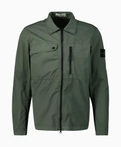 Jassen^Stone Island Overshirt 10210 Bruin