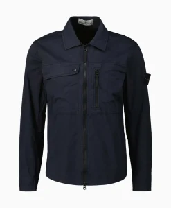 Jassen^Stone Island Overshirt 10210 Donker Blauw