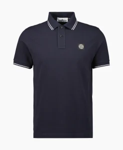 Polo's^Stone Island Polo 2Sc18 Blauw