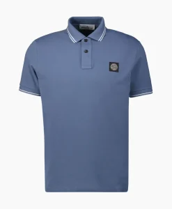 Polo's^Stone Island Polo 2Sc18 Donker Blauw