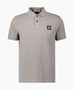 Polo's^Stone Island Polo 2Sc17 Grijs