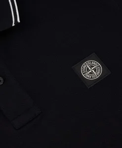 Polo's^Stone Island Polo 2Sc18 Zwart