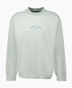 Truien^Stone Island Sweater 652X2 Licht Blauw