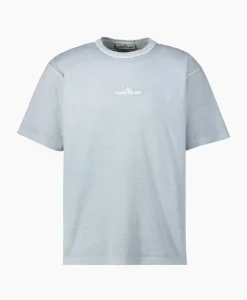 T-Shirts^Stone Island T-Shirt 20457 Licht Blauw