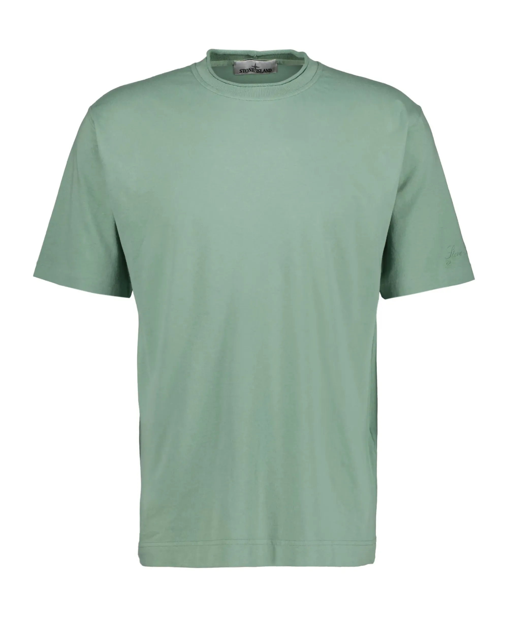 T-Shirts^Stone Island T-Shirt 214Q3 Groen