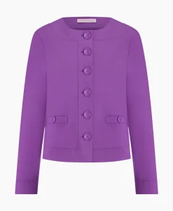 Blazers^Studio Anneloes Blazer Janet Bonded Paars