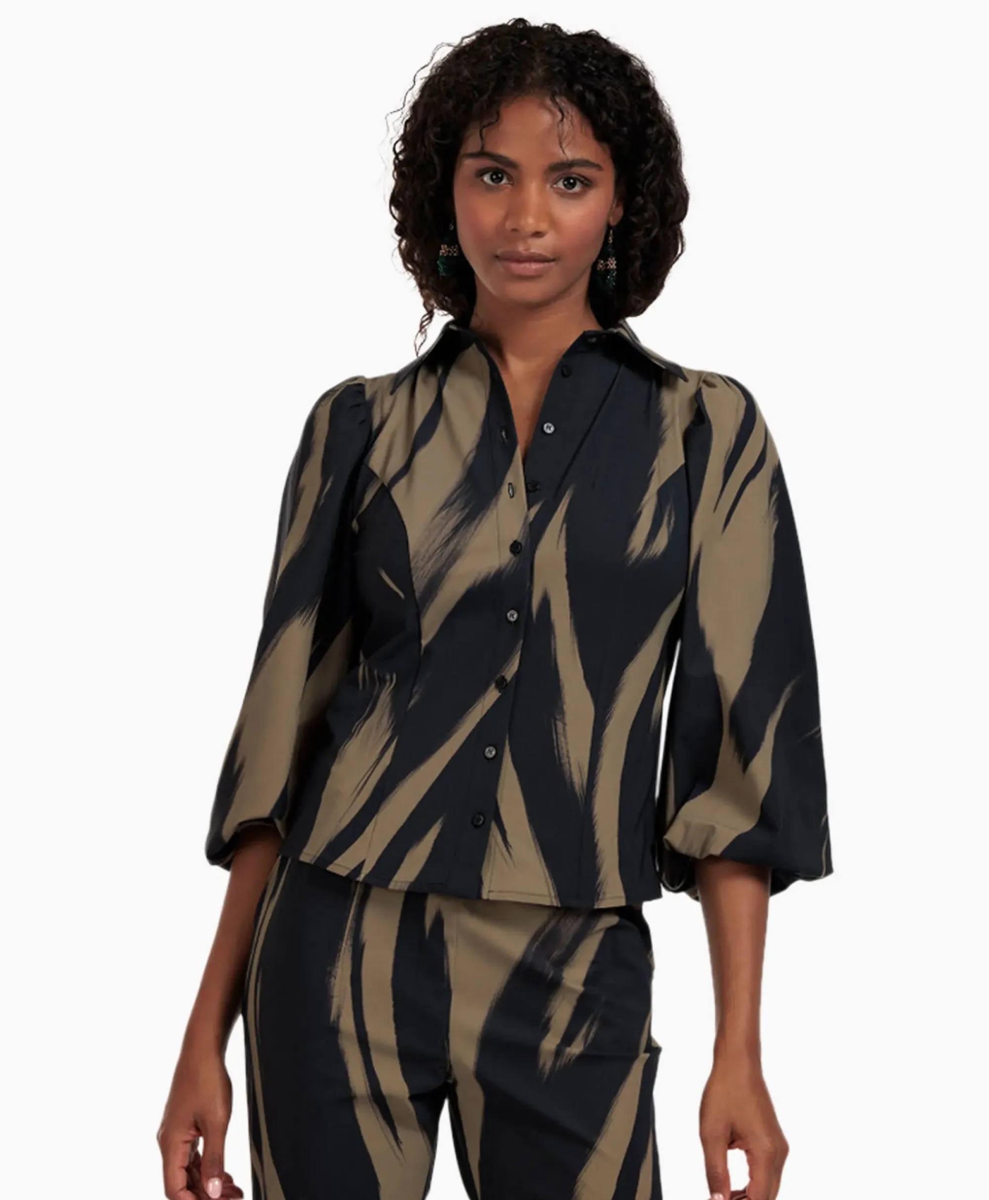 Blouses^Studio Anneloes Blouse Elise Forest Combo L