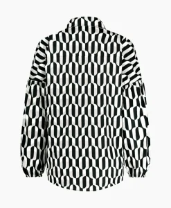 Blouses^Studio Anneloes Blouse Havana Coffee Beans Zwart Dessin