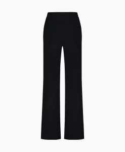 Broeken^Studio Anneloes Broek Alex Bonded Mesh Trousers Zwart Dessin