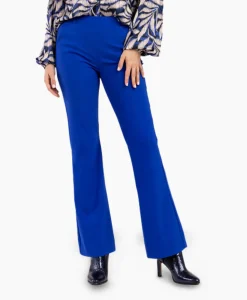 Broeken^Studio Anneloes Broek Flair Bonded Trousers Blauw