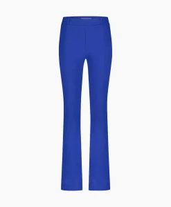 Broeken^Studio Anneloes Broek Flair Bonded Trousers Blauw