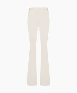 Broeken^Studio Anneloes Broek Flair Long Shiny Bnd Trousers Off White