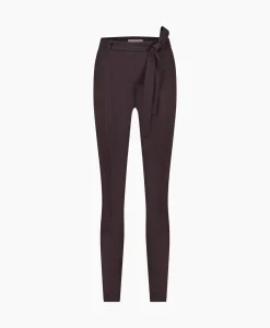 Broeken^Studio Anneloes Broek Katlyn Bonded Trousers Bruin