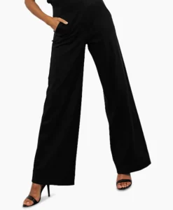 Broeken^Studio Anneloes Broek Lexie Bonded Zwart