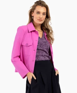 Jassen^Studio Anneloes Jack Claire Bonded Jacket Lila