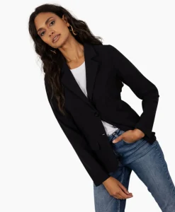 Blazers^Studio Anneloes Jasje Bright Bonded Blazer Zwart