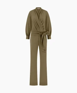 Jumpsuits^Studio Anneloes Jumpsuit Feda Bruin Dessin
