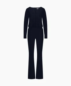 Jumpsuits^Studio Anneloes Jumpsuit Kimmy Flair Donker Blauw