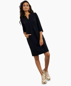 Jurken^Studio Anneloes Jurk Simplicity Dress Zwart