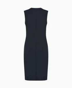 Jurken^Studio Anneloes Jurk Simplicity Sls Dress Donker Blauw