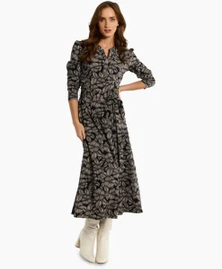 Jurken^Studio Anneloes Jurk Sira Flower Dress Zand