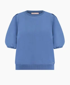 Truien^Studio Anneloes Pullover Claartje Puff Sweater Jeans