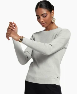 Truien^Studio Anneloes Pullover Luna Lurex Off White