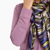 Sjaals^Studio Anneloes Sneaker Bodil Satin Scarf Groen