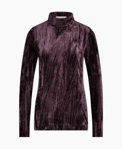 T-Shirts & Tops^Studio Anneloes Top Avril Ls Velvet Bruin