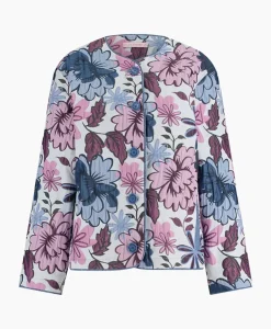T-Shirts & Tops^Studio Anneloes Top Esra Jaquard Flower Jacket Ecru